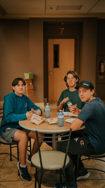Tidal Youth students together on a Wednesday night